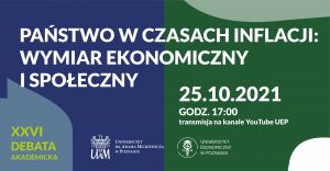 XXVI Debata Akademicka „Państwo w czasach inflacji: wymiar ekonomiczny i społeczny”