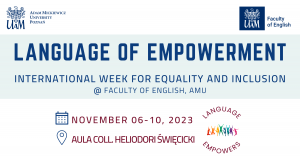Language of Empowerment. International Week for Equality and Inclusion