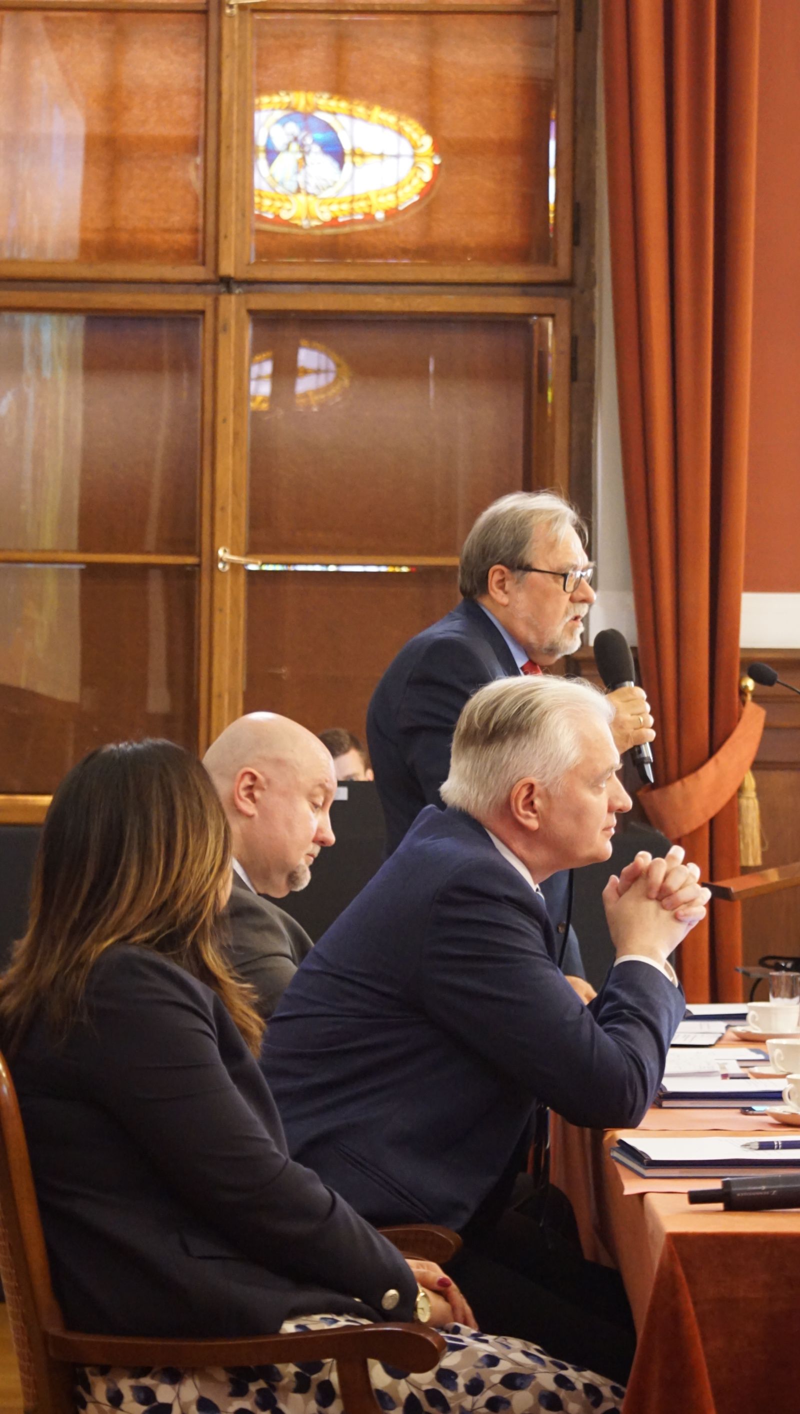 W spotkaniu wziął udział Wiceprezes Rady Ministrów Jarosław Gowin, Minister Nauki i Szkolnictwa Wyższego