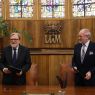 JM Rektor UAM, prof. Andrzej Lesicki oraz Prezes Zarządu Fundacji UAM prof. Jacek Guliński podpisali porozumienie o współpracy
