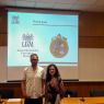  Dr Eric Rundquist and Dr Ursula Kizelbach after her lecture to UC Chile in 2018