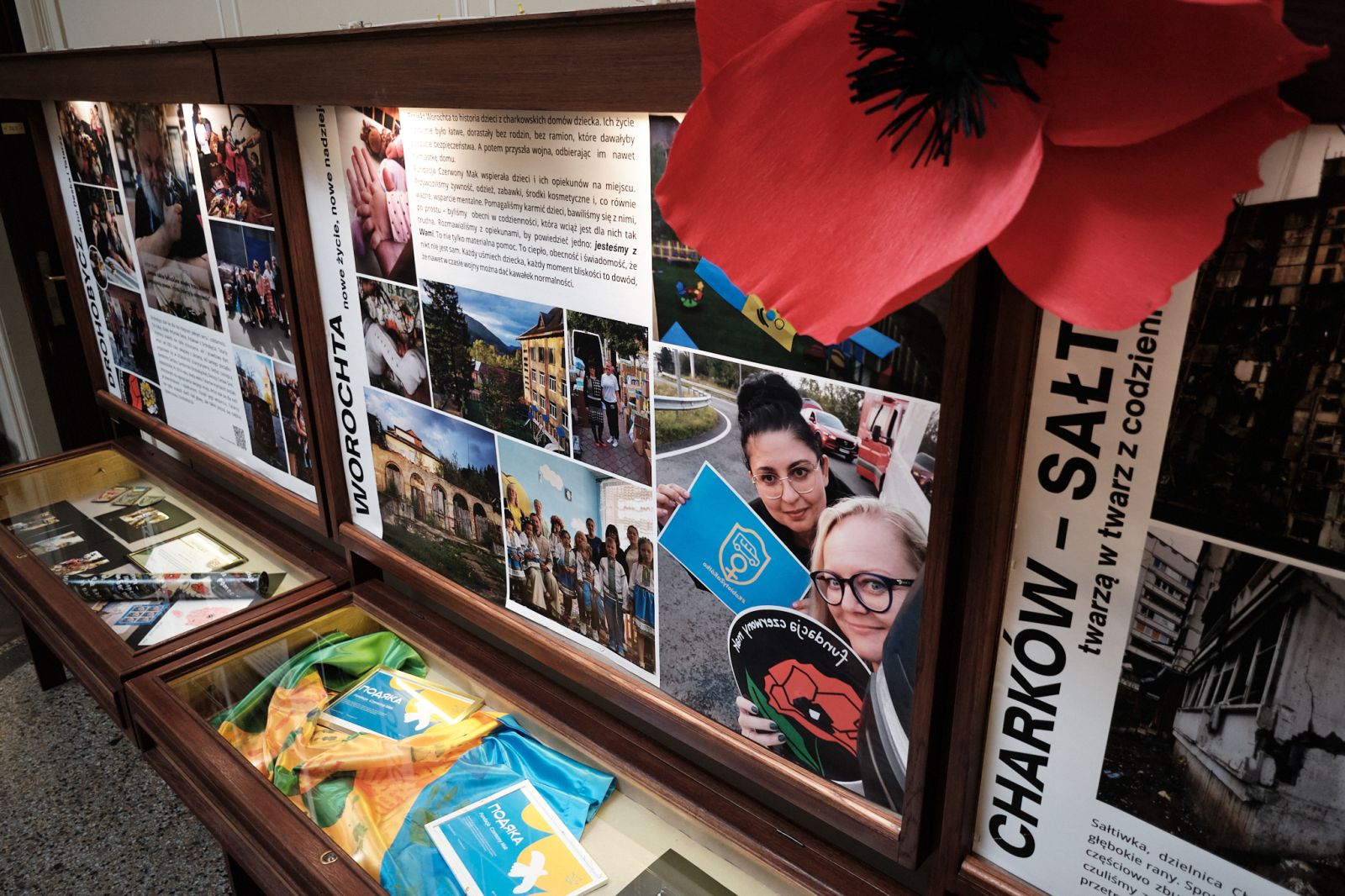 The Opening Ceremony of the Red Poppy Foundation exhibition