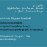 Wykład profesora dr. hab. Zbigniewa Kwiecińskiego