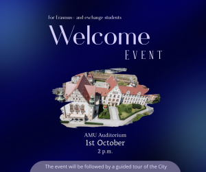 Welcome event for Erasmus+ and Exchange programme students