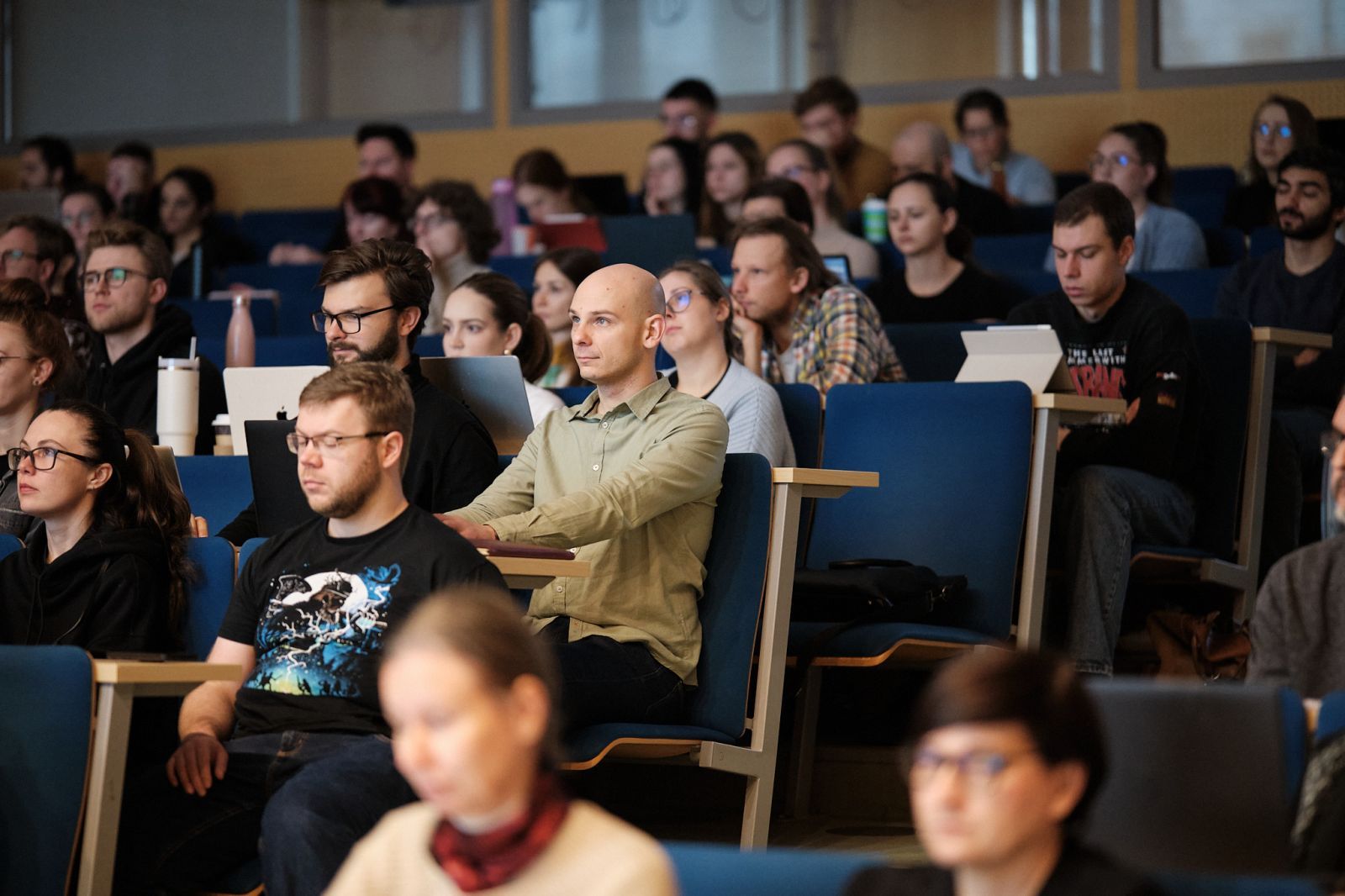 First Day of Nature Portfolio workshop for Scientists. The photo presents the audiance during the workshop.
