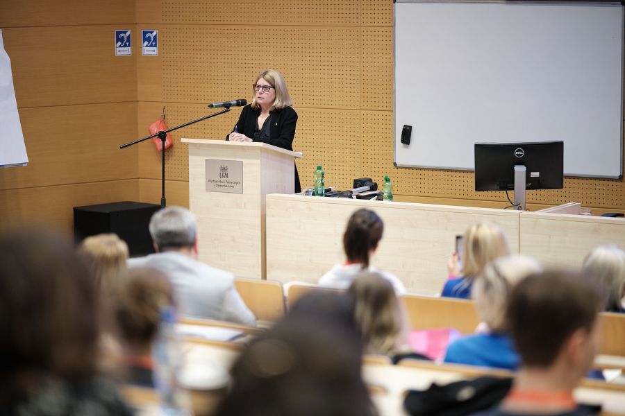 Wystąpienie prof. Bogumiły Kaniewskiej