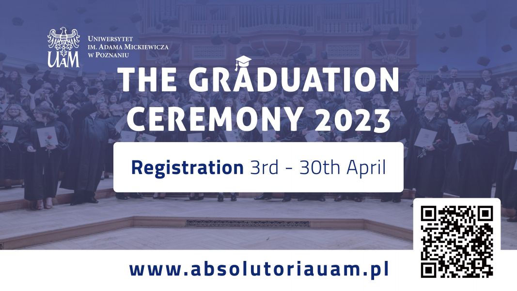 Graduation ceremony 2023 Adam Mickiewicz University, Poznań, Poland