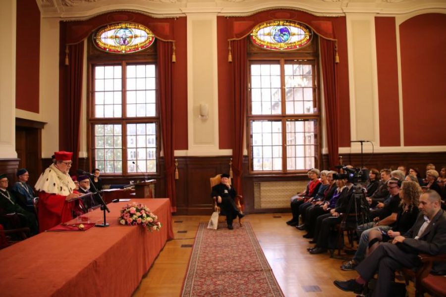 Uroczystość odbyła się w Sali Lubrańskiego w budynku Collegium Minus UAM