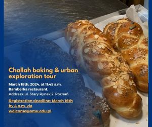 Challah baking & Urban exploration tour
