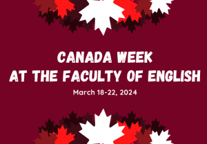 Canada Week at the Faculty of English