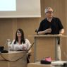 Prof. Rafał Witkowski przemawia do zebranych