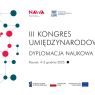 Plakat III Kongresu Umiędzynarodowienia „Dyplomacja naukowa”, Poznań, 4–5 grudnia 2025 r.