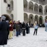  A photo of a group of students in Kraków’s Old Town and at Wawel