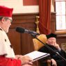 Jego Magnificencja Rektor UAM, prof. Andrzej Lesicki oraz profesor Rolf Fieguth