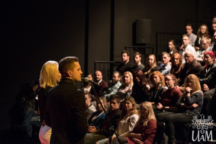Aktorzy z teatrów studenckich podczas Festiwalu Teatrów Studenckich START 2017