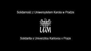 Kondolencje dla Społeczności Uniwersytetu Karola w Pradze