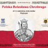 Grafika promocyjna konferencji. W centralnej części portret Bolesława Chrobego.