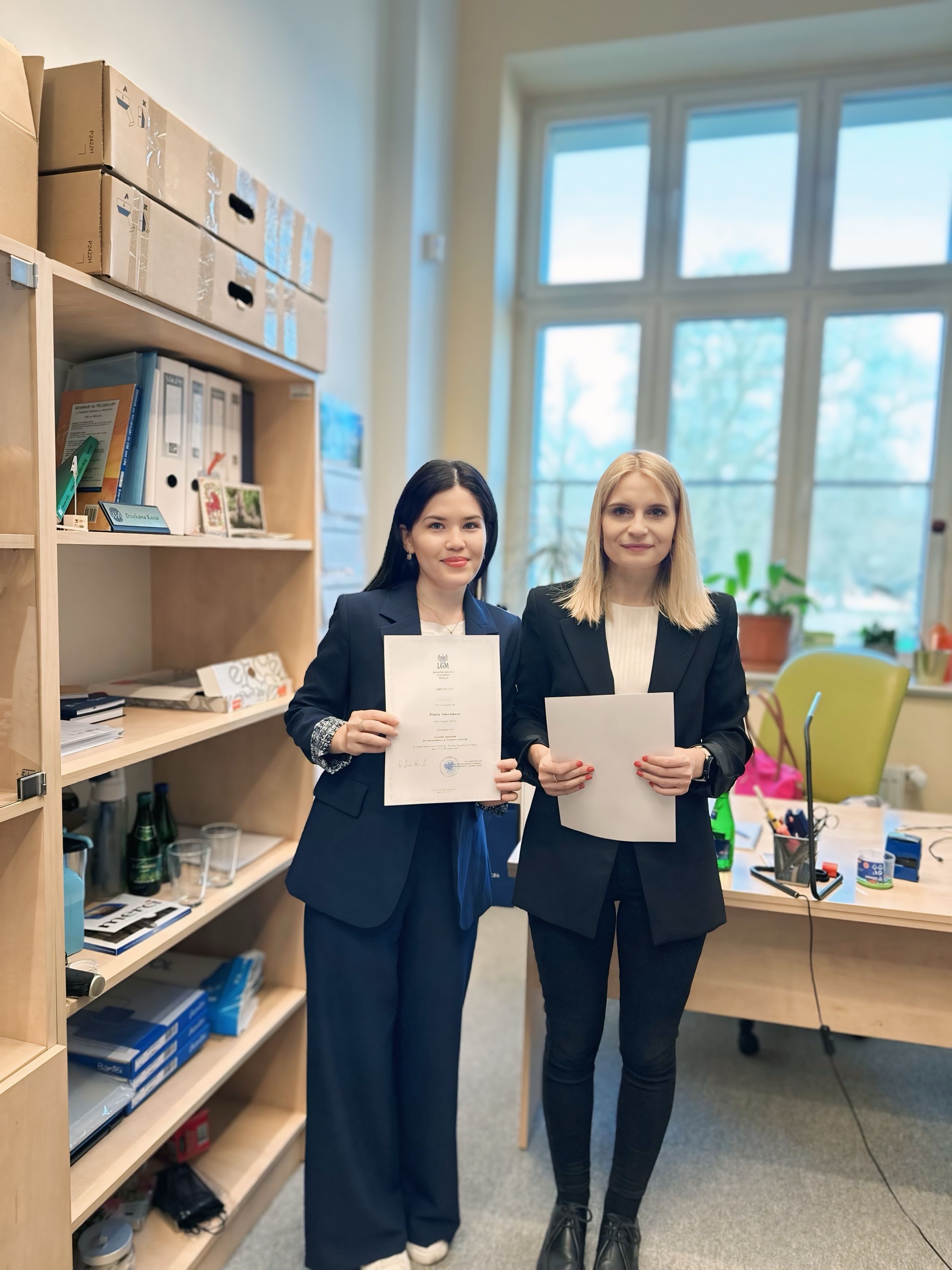 female participants of the first edition of internship