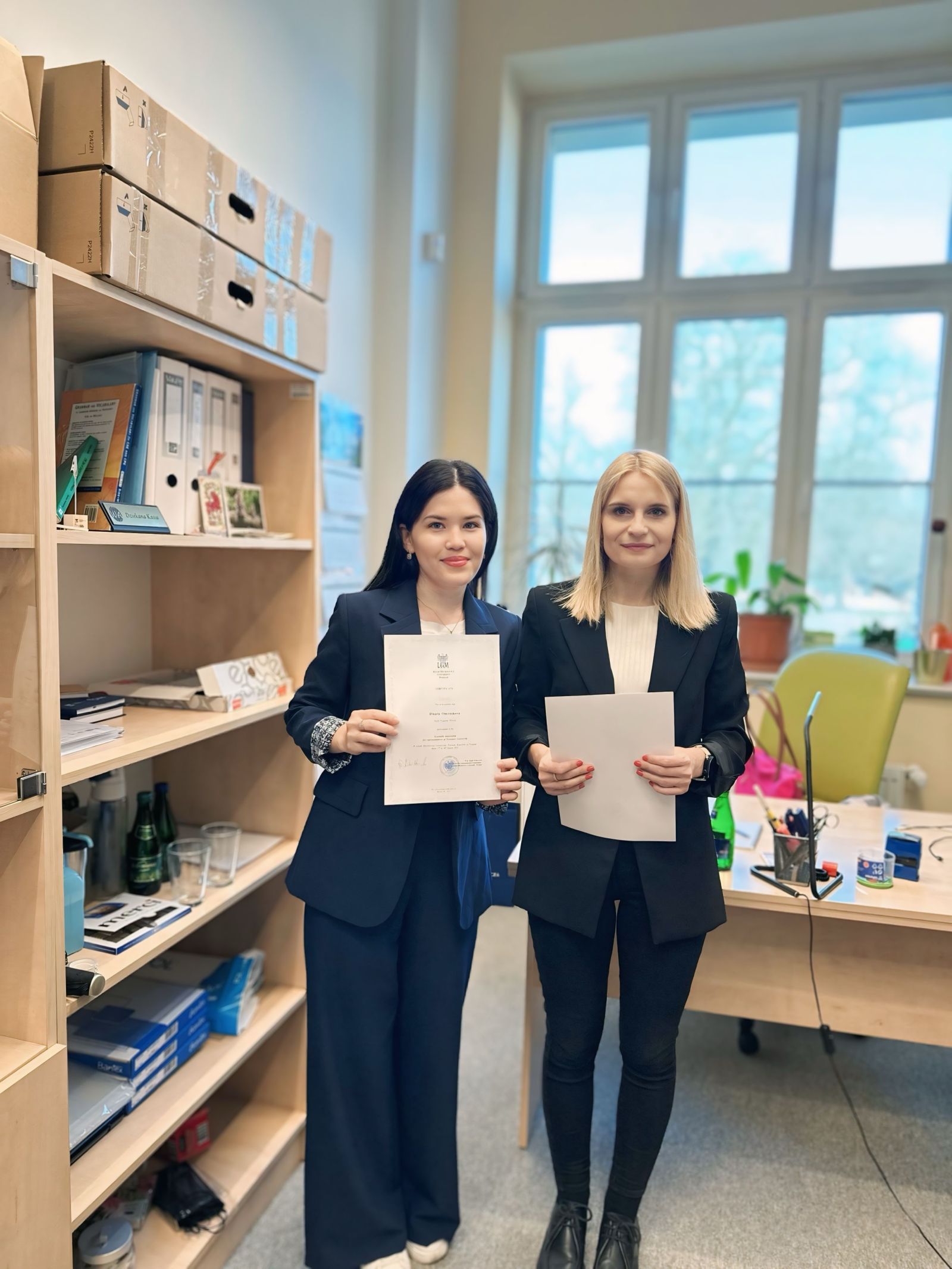 female participants of the first edition of internship