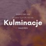 Poster for Kulminacje – Student Culture Festival, themed Adjustment, taking place on 22–23 October 2025. The design features a textured purple and brown abstract background with light smoke-like patterns. The event title “Kulminacje” is written in large white letters, with smaller text above and below providing details and theme.