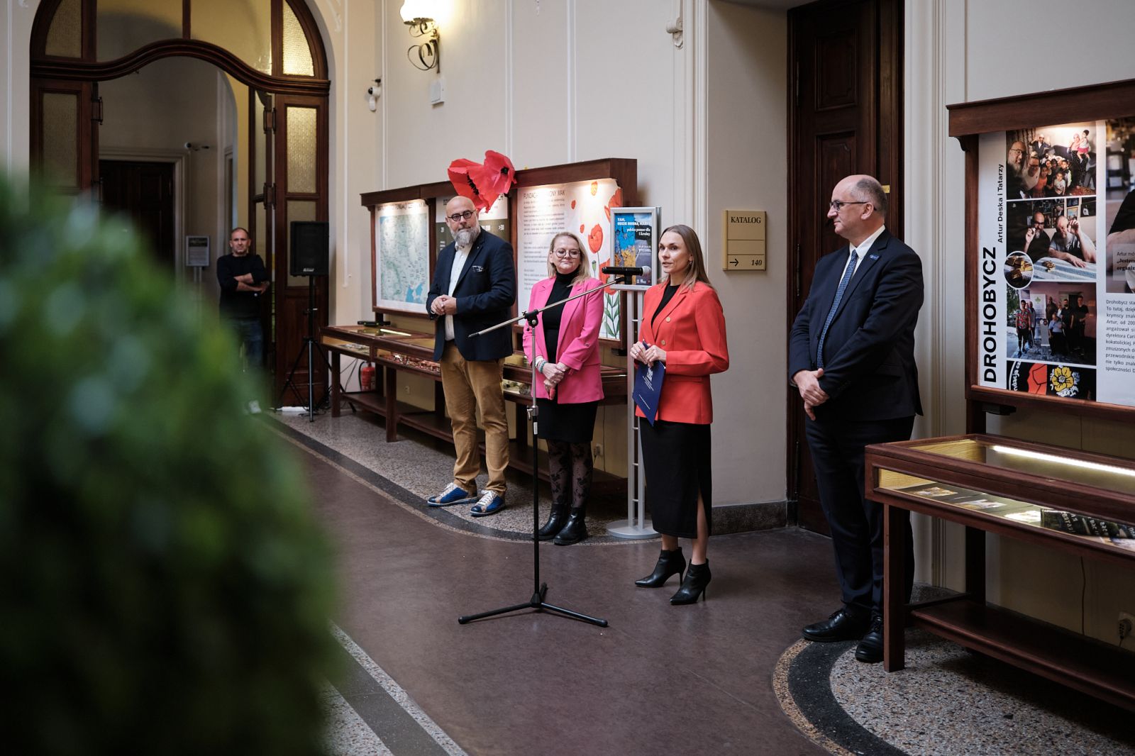 Przemówienia podczas wernisażu