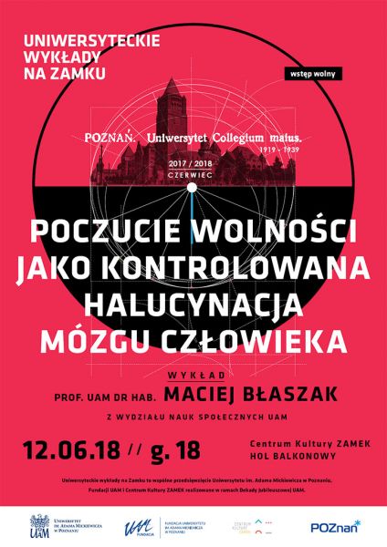 Plakat czerwcowego Wykładu na Zamku