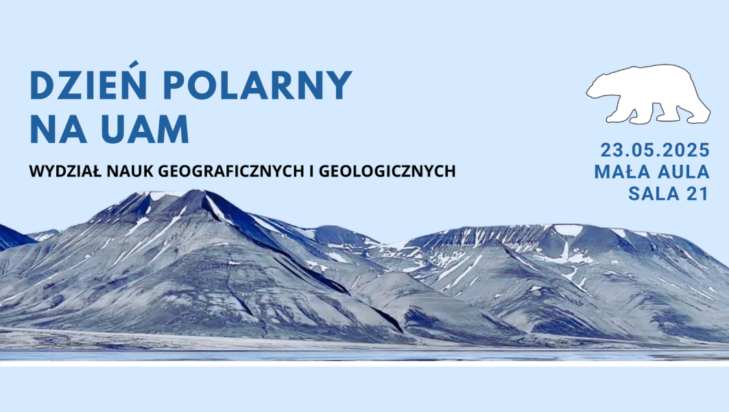 Grafika promocyjna Dnia Polarnego na UAM.