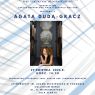 Plakat seminarium naukowego „Mistrzowie” zapowiada spotkanie z Agatą Dudą-Gracz 27 kwietnia 2026 o godz. 14.30 w Collegium Minus UAM; w centrum widnieje portret artystki.