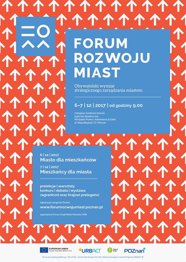 Plakat Forum Rozwoju Miast