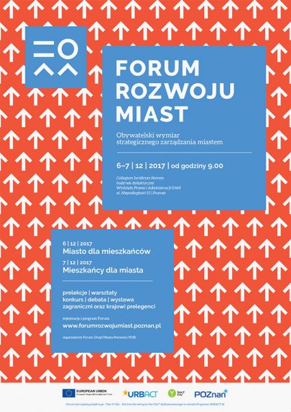 Plakat Forum Rozwoju Miast