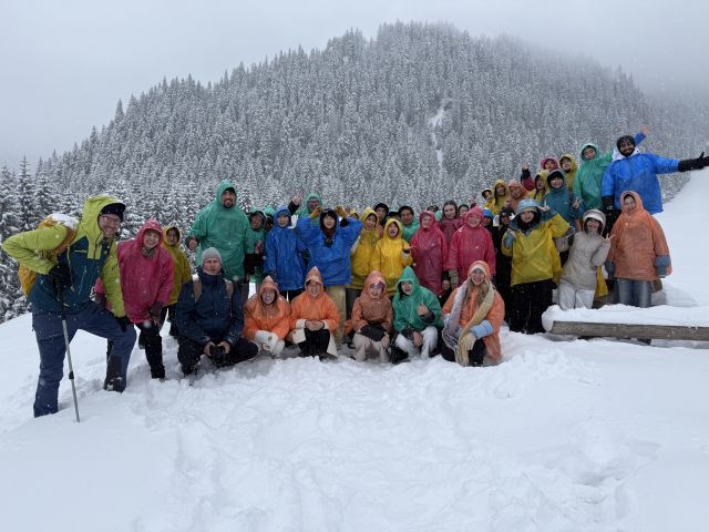A photo from the snow-covered Tatra Mountains, taken during a crocus-viewing trip that turned into a winter getaway