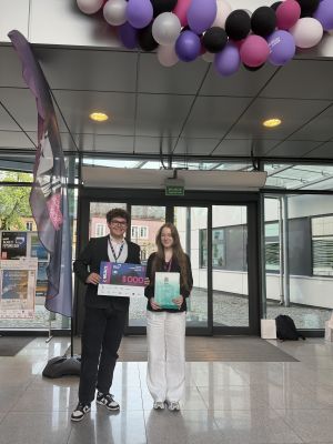 Reprezentanci UAM Mateusz Czajka i Natalia Szymczak