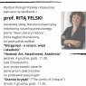Spotkanie z prof. Ritą Felski plakat