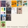 Grafika promocyjna - XXIX Poznański Przegląd Książki Naukowej. Na grafice okładki książek.