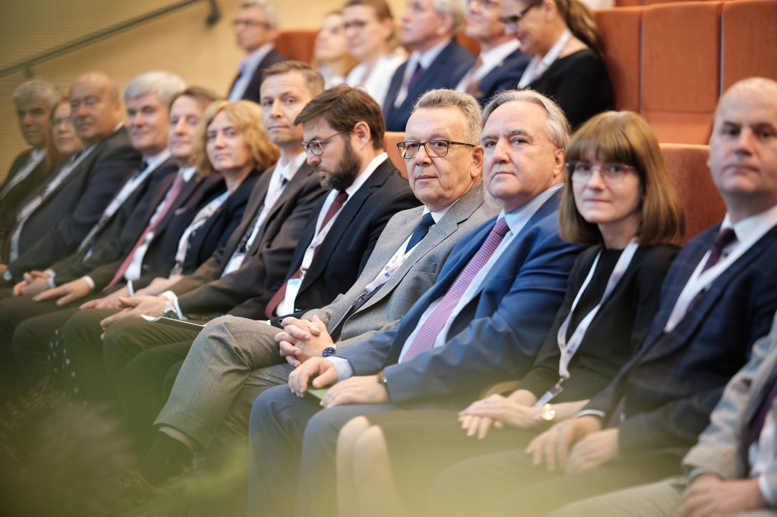 Uczestnicy konferencji podczas wydarzenie na Uniwersytecie Przyrodniczym.