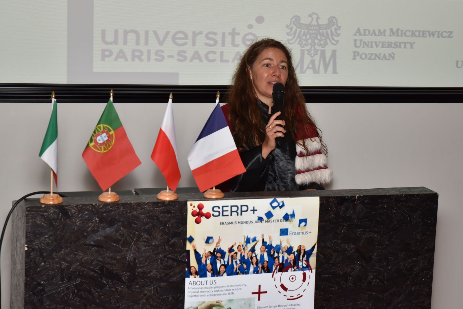 Erasmus Mundus SERP+ students during the graduation ceremony