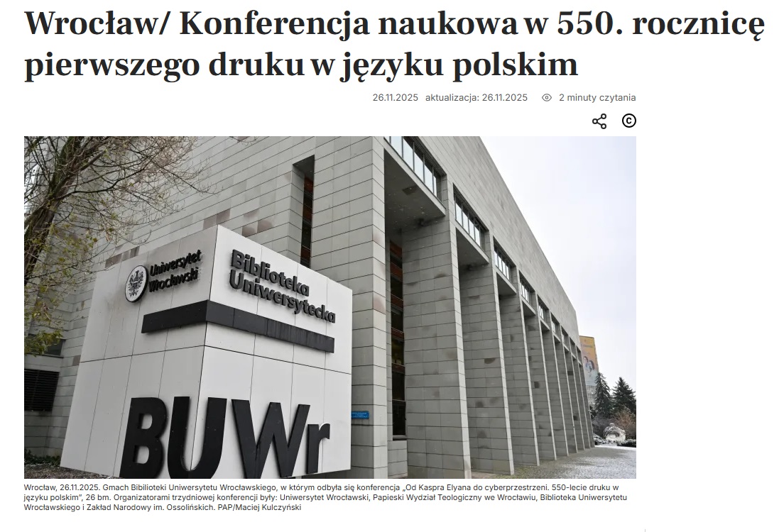 Print screen z artykułu