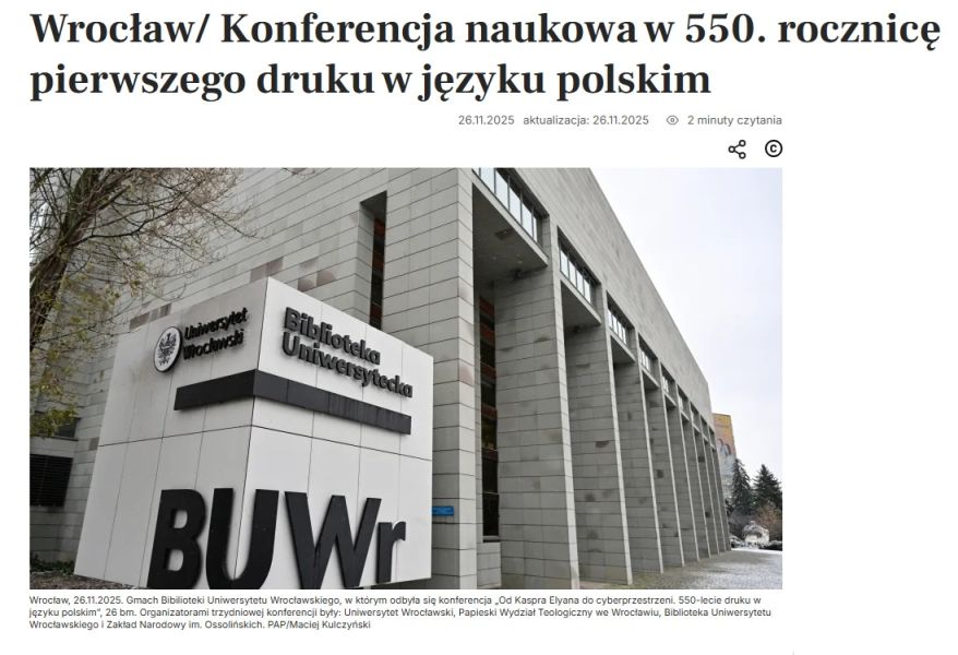 Print screen z artykułu