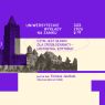 Grafika promująca wydarzenie „Uniwersyteckie Wykłady na Zamku”. Temat: „Czym jest słowo dla źródłoznawcy – historyka, edytora?”, wykład prof. dr. hab. Tomasza Jasińskiego (Wydział Historii UAM), 3 marca 2026 r., godz. 18. W tle stylizowany wizerunek Zamku Cesarskiego w Poznaniu w fioletowej tonacji.