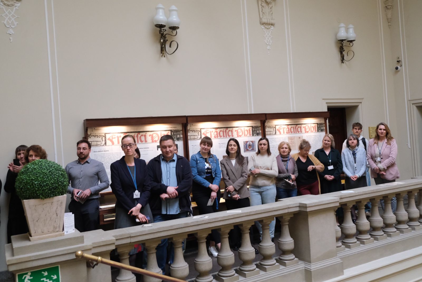 Uczestnicy otwarcia Tygodnia Bibliotek w BU
