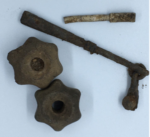 2.000-year-old  spinning tools recovered by AMU archaeologists