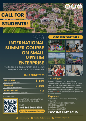 International Summer Course, Yogyakarta, Indonesia 2023