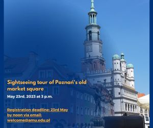 Sightseeing tour of Poznań's old market square