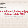 Grafika promocyjna wydarzenia: Międzynarodowa Konferencja Debaty Etnolingwistyczne „Język w kulturach, kultury w językach”