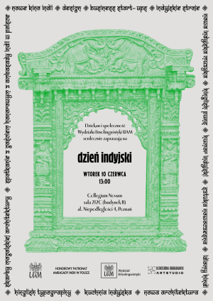 Grafika promocyjna Dnia Indyjskiego