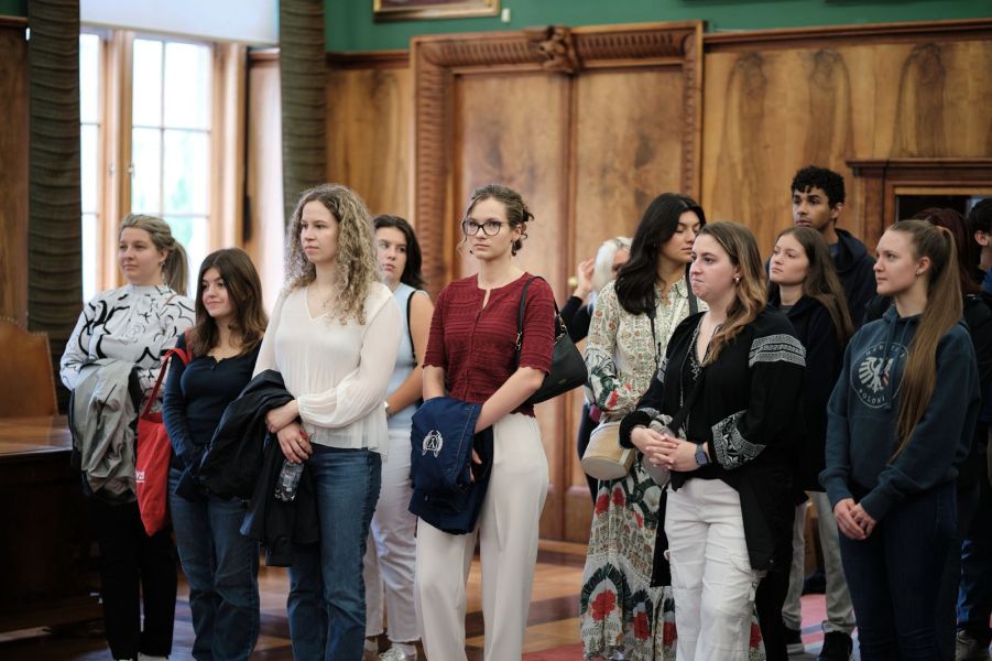 Polish-heritage students from the US at AMU