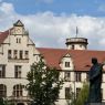 Collegium Minus i pomnik Adama Mickiewicza