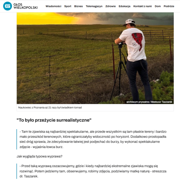 Print Screen artykułu na stronie Głosu Wielkopolskiego