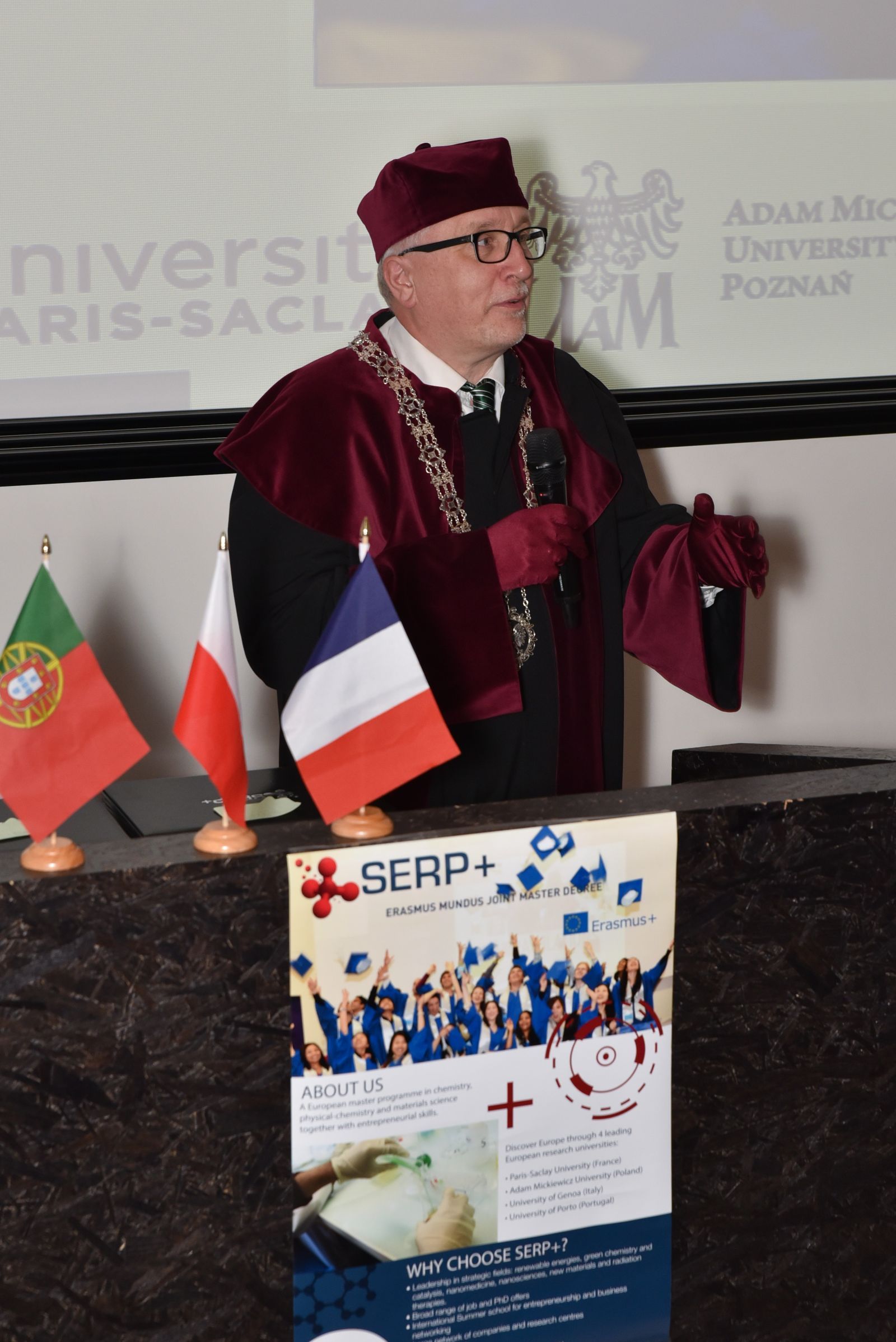 Erasmus Mundus SERP+ students during the graduation ceremony