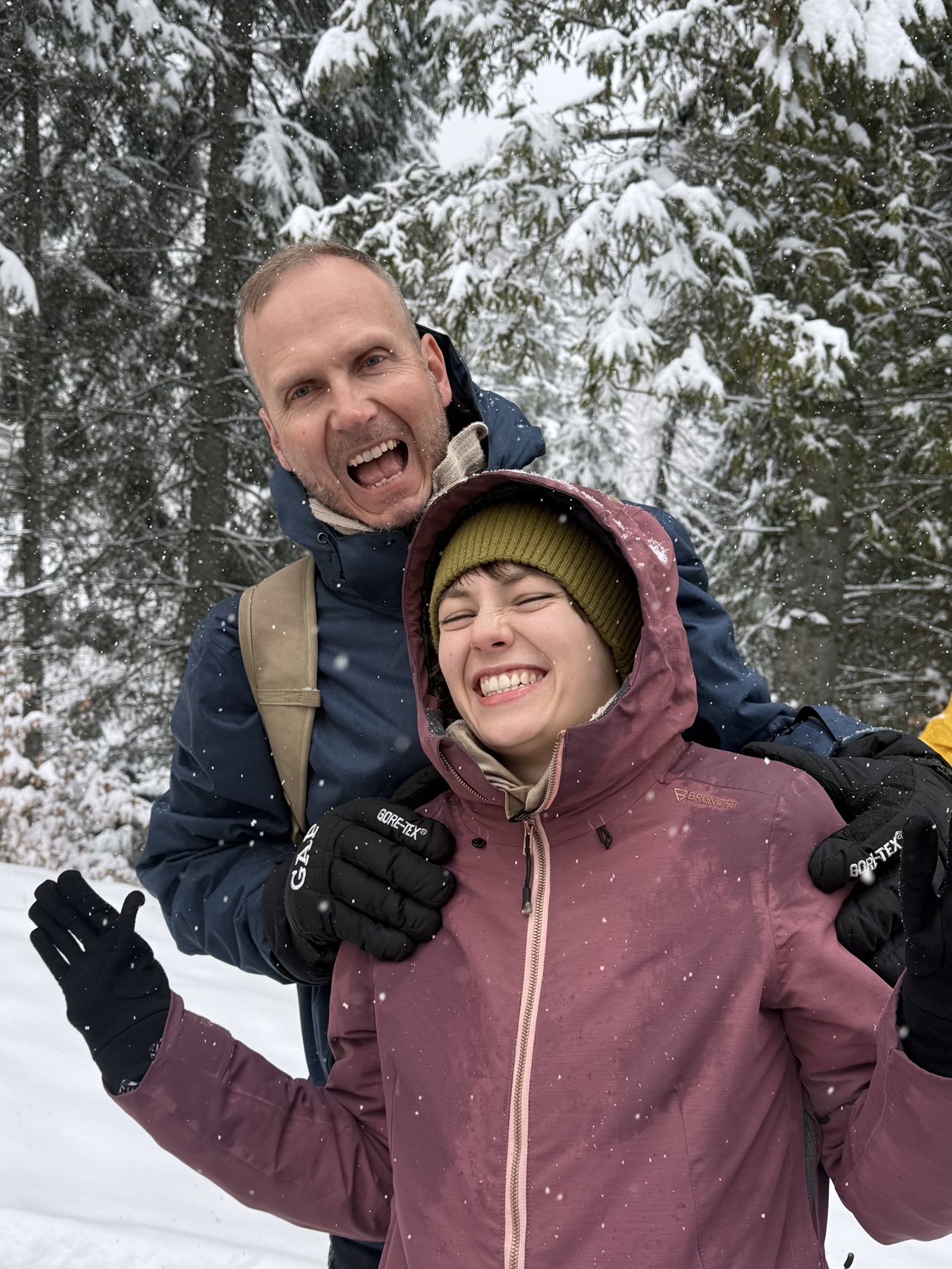 A photo from the snow-covered Tatra Mountains, taken during a crocus-viewing trip that turned into a winter getaway 